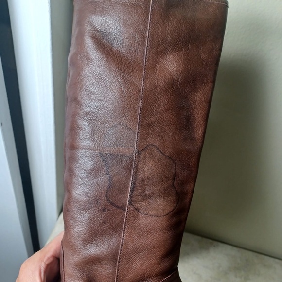 Nine West Chocolate Leather Boots - Picture 3 of 12